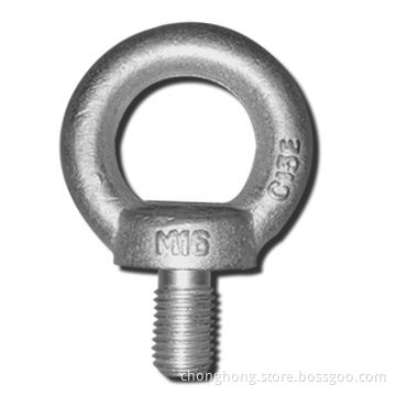 Eye Bolt, Made of AISI316 and 304 Stainless Steel Material and Zinc Plating Surface Finish